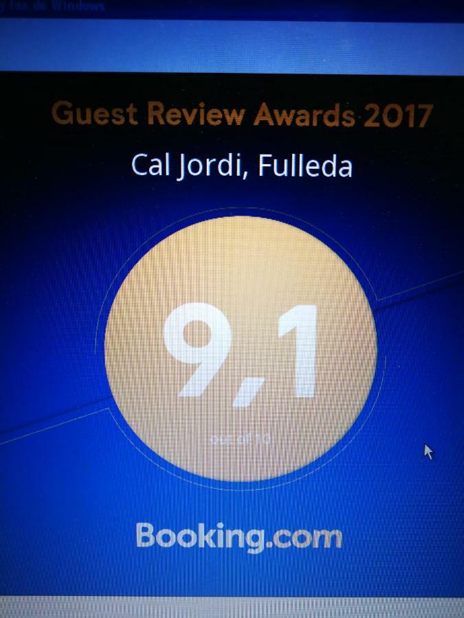 Cal Jordi, Fulleda Apartment Exterior foto